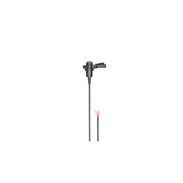CARDIOID CONDENSER LAVALIER MICROPHONE WITH 55" UNTERMINATED CABLE